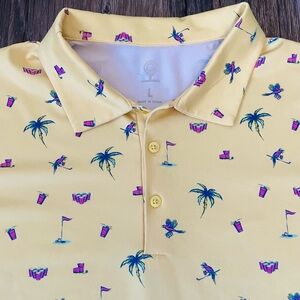 Caddy Cart Men’s Large Golf Polo